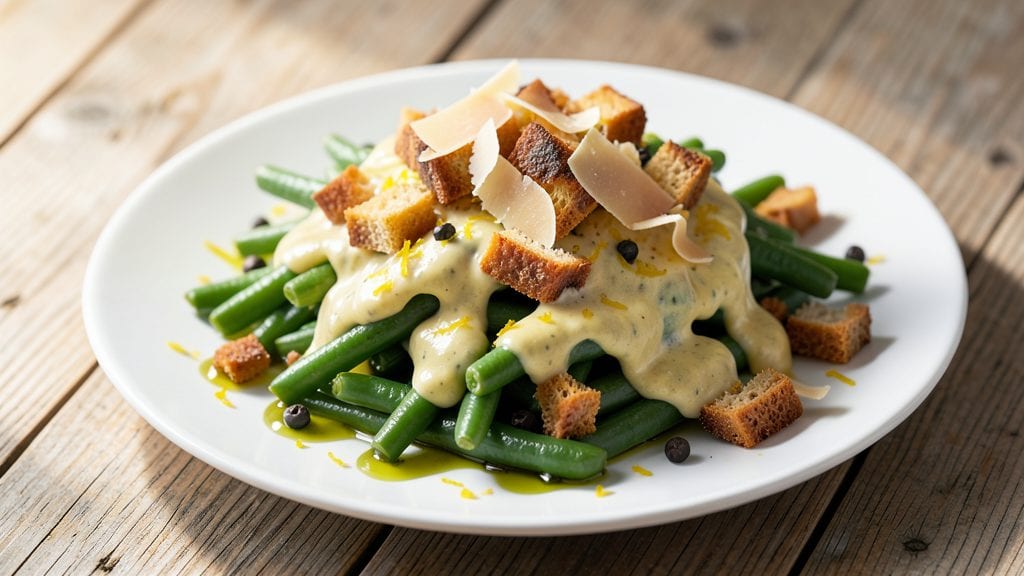 Betty Crocker Green Bean Caesar Salad Recipe: Crunchy Parmesan and Lemon Zest Twist