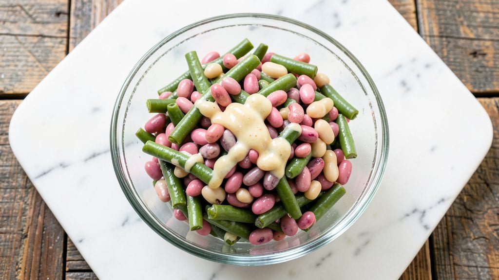 Betty Crocker's Three Bean Salad Recipe: Crunchy, Creamy Layers in 15 Minutes