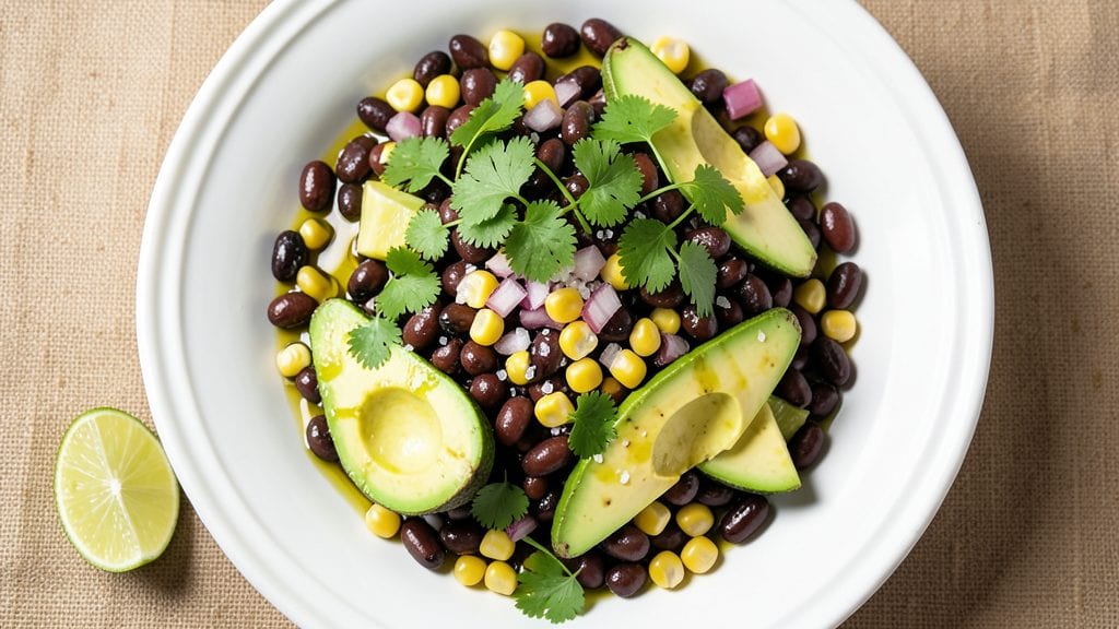 Bush's Black Bean Salad Recipe: Creamy Avocado and Lime Zing