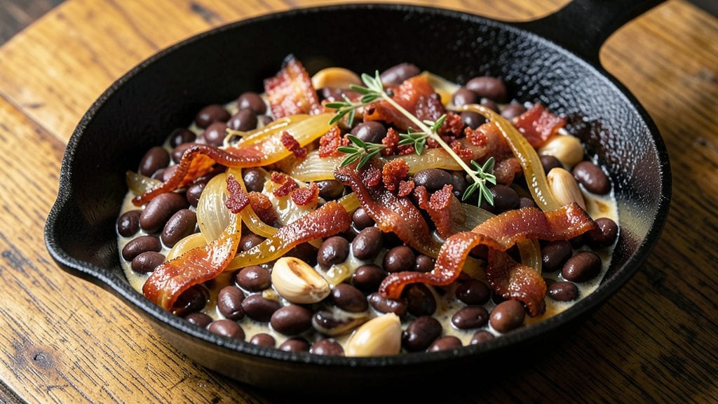Bush's Grillin Beans Copycat Recipe: Smoky Molasses-Kissed Beans With Crispy Bacon Bits
