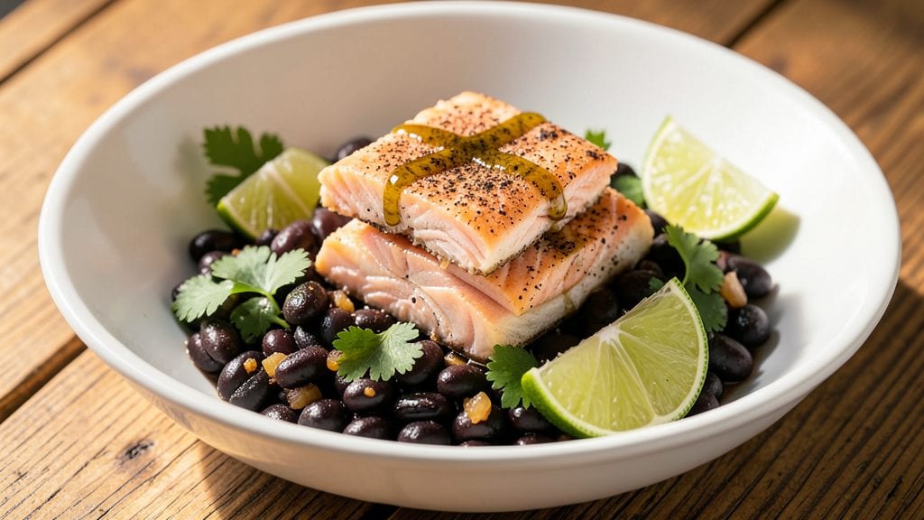 Canned Salmon and Black Beans Recipe: Smoky Lime and Cilantro One-Pot Harmony