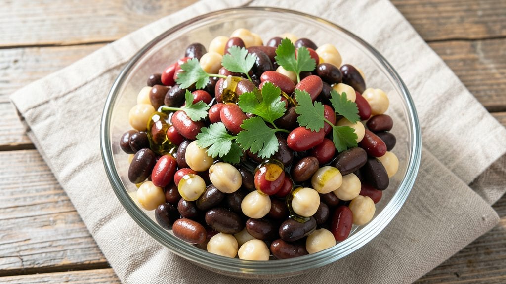 Canned Three Bean Salad Recipe: No-Mayo Creaminess With Pantry Staples