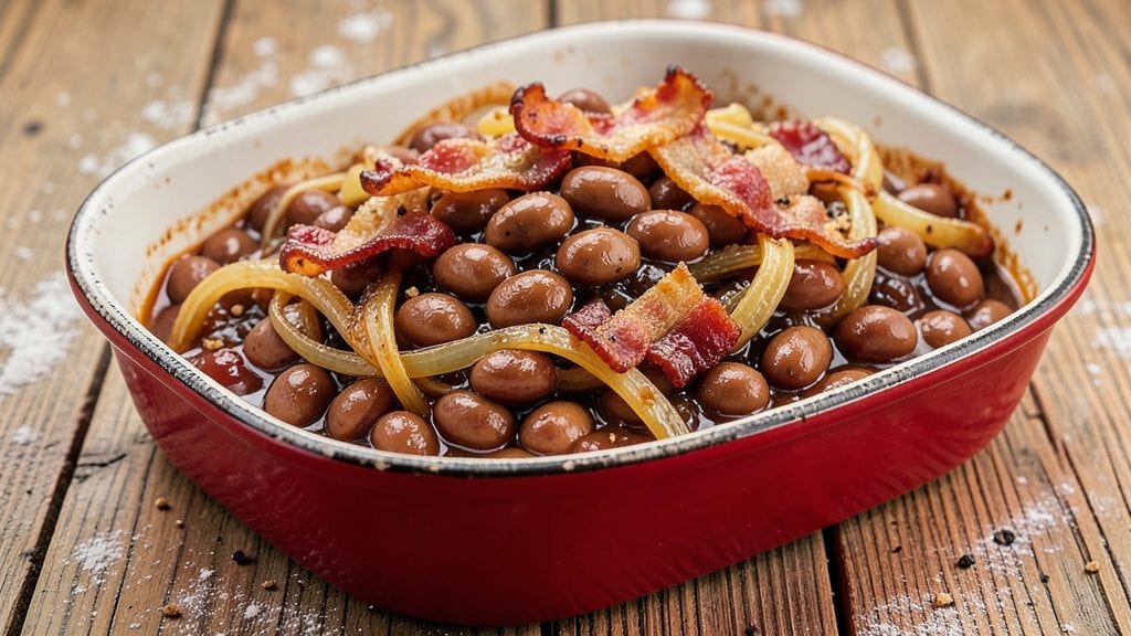 Grandma Brown's Home Baked Beans Recipe: Slow-Simmered Smokiness With Bacon Crunch