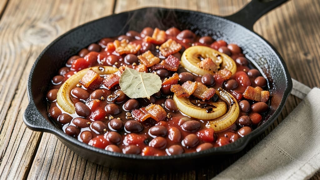Old Fashioned Bush's Baked Beans Recipe: Slow-Simmered Molasses Depth With Crispy Onion Crown