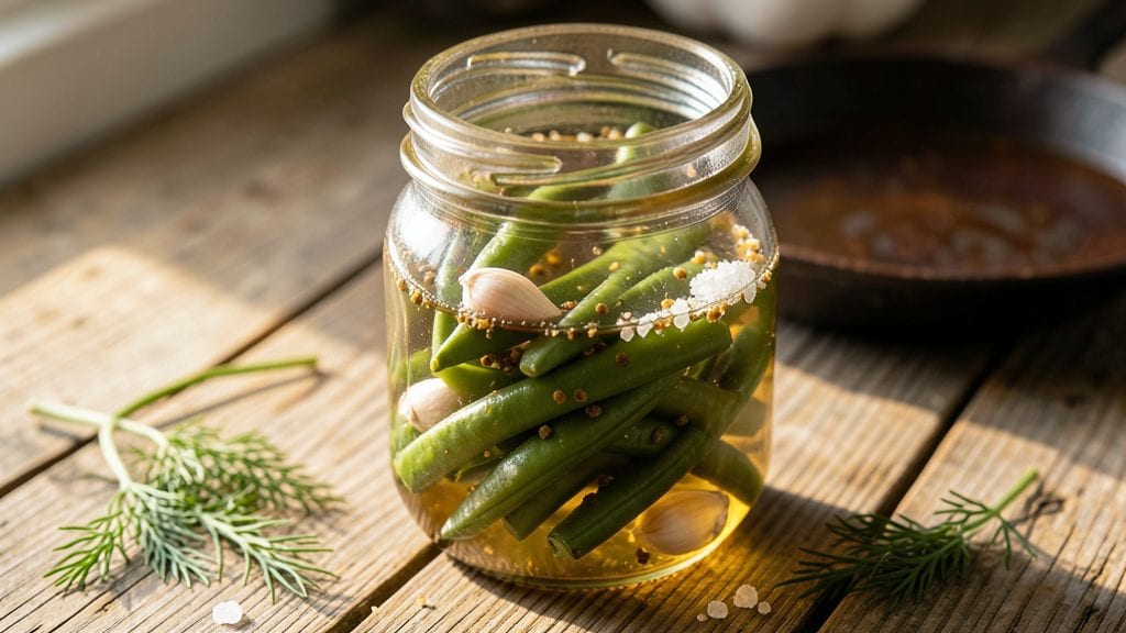 Old Fashioned Pickled Green Beans Recipe: Southern Pantry Crunch in 10 Minutes