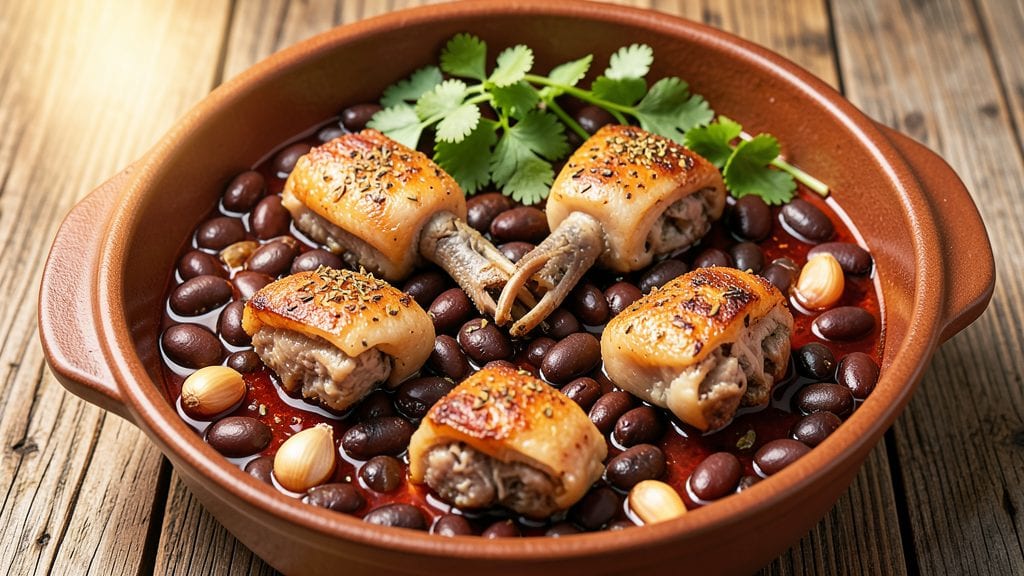 Puerto Rican Beans With Pigs Feet Recipe: Slow-Cooked Collagen-Rich Richness