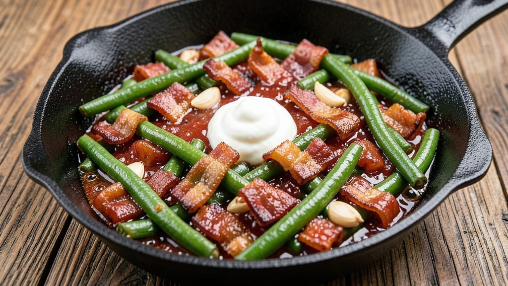 Texas Roadhouse Green Beans Copycat Recipe: Smoky Bacon and Tomato One-Pan Magic